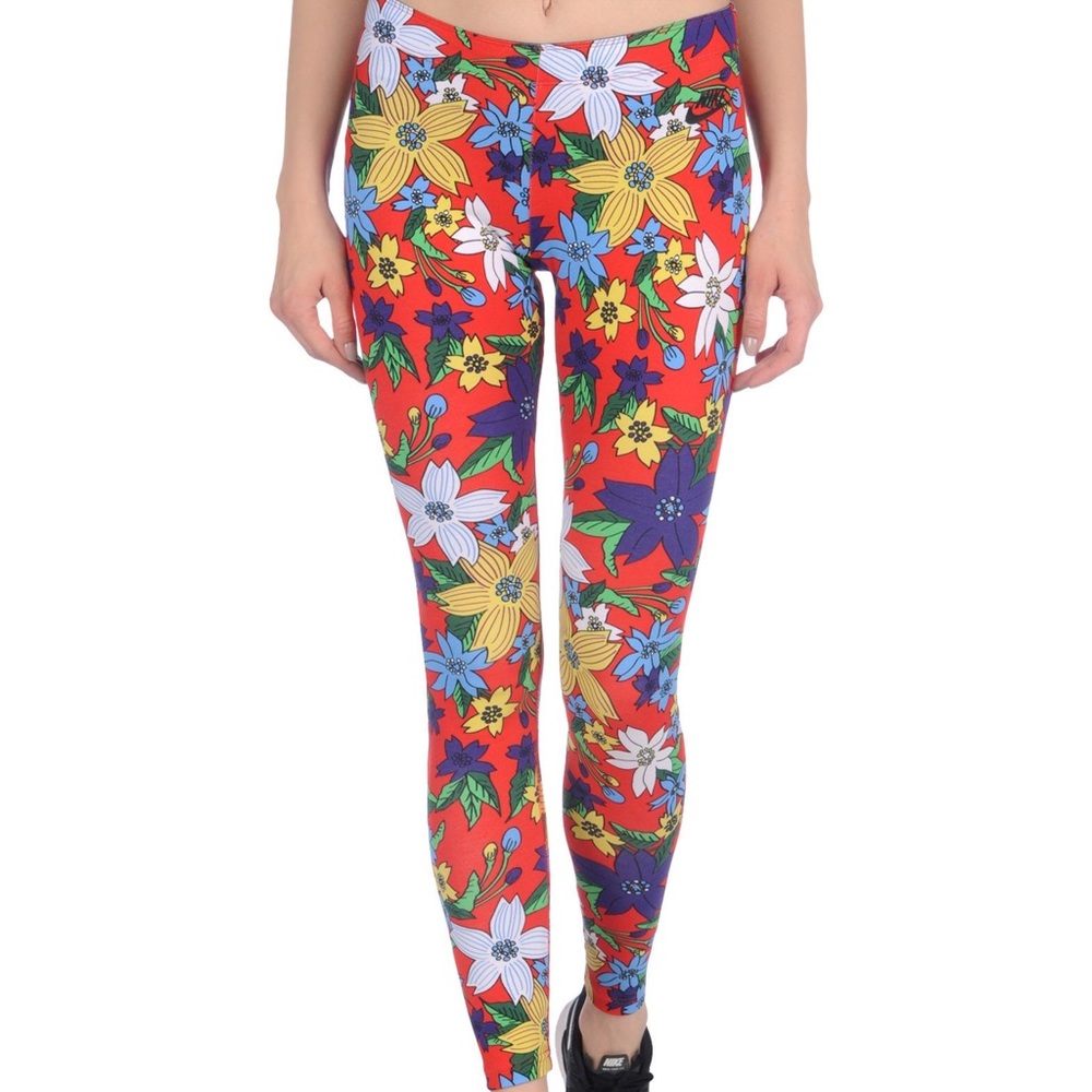 floral nike leggings